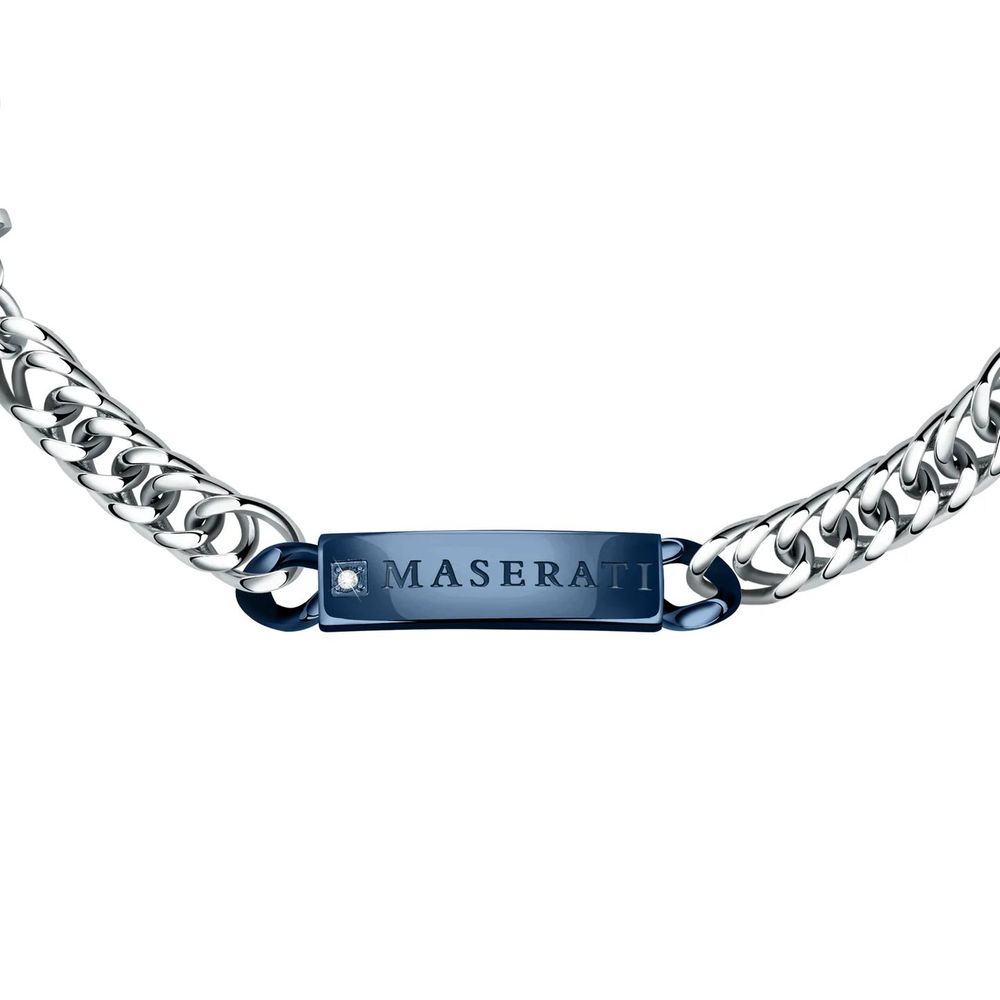 Maserati Gray Stainless Steel Bracelet