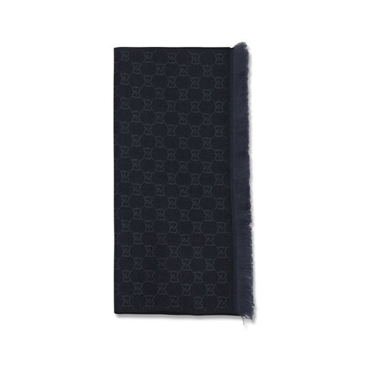 Gucci Black Wool Scarf