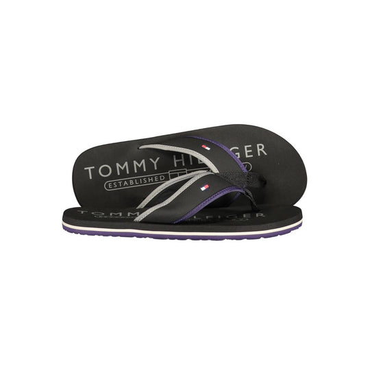 Tommy Hilfiger Nero Poliestere Men Ciabatta
