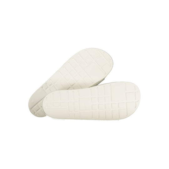 Calvin Klein White Polyurethane Men Slipper