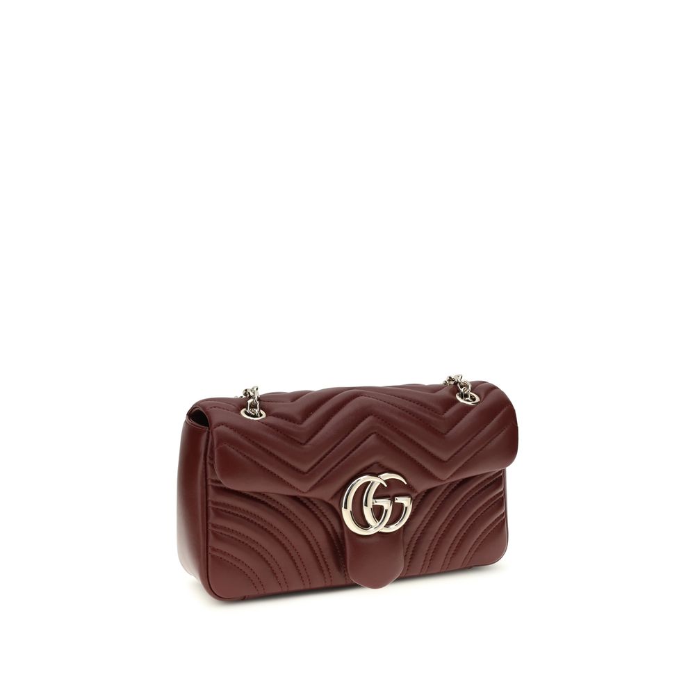 Gucci Bordeaux Calf Leather Bos Taurus Shoulder Bag