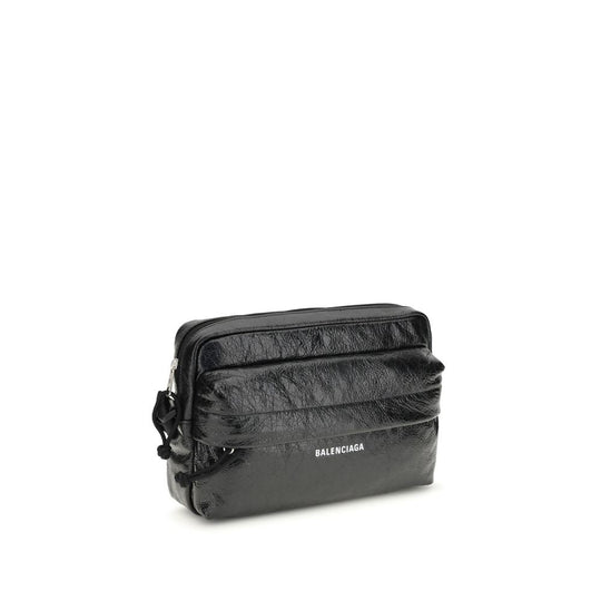 Balenciaga Black Lamb Ovis Aries Aries Shoulder Bag