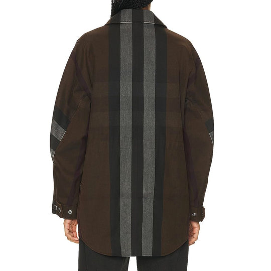 Burberry Brown Cotton Parka
