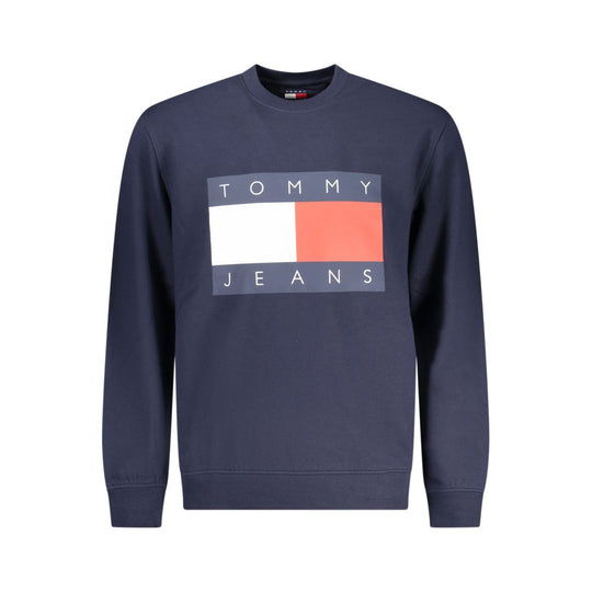 Tommy Hilfiger Blue Cotton Men Sweatshirt