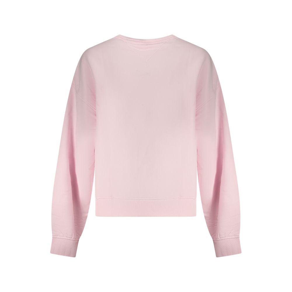Tommy Hilfiger Pink Cotton Women Sweatshirt