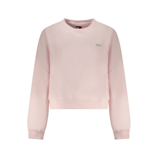 Tommy Hilfiger Pink Cotton Women Sweatshirt