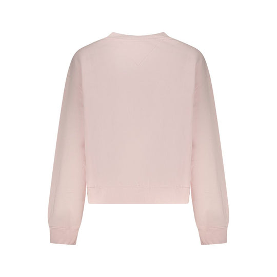 Tommy Hilfiger Pink Cotton Women Sweatshirt