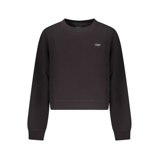 Tommy Hilfiger Black Cotton Women Sweatshirt