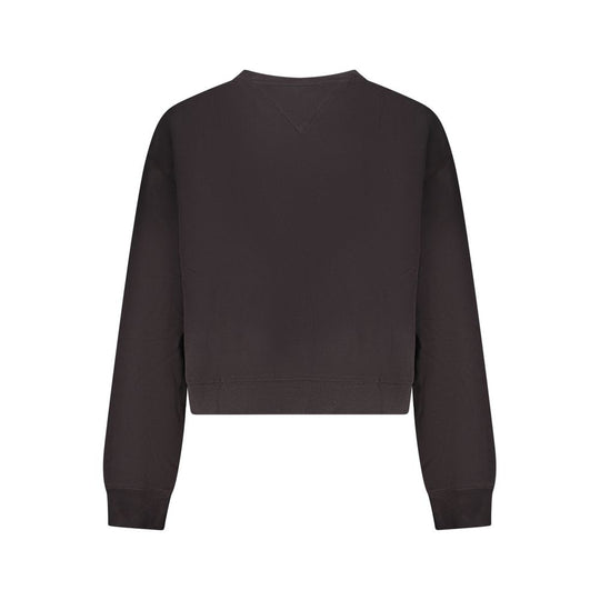 Tommy Hilfiger Black Cotton Women Sweatshirt