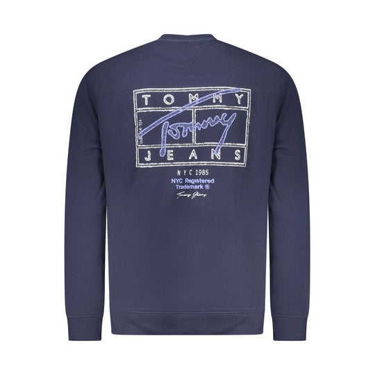 Tommy Hilfiger Blue Cotton Men Sweatshirt