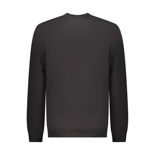 Tommy Hilfiger Black Cotton Men Sweatshirt
