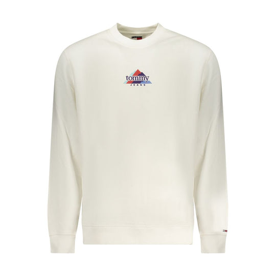 Tommy Hilfiger White Cotton Men's Sweatshirt