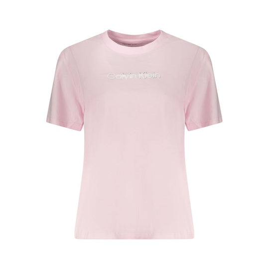 Calvin Klein Rosa Cotton Women T-Shirt