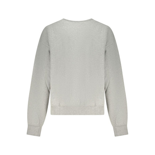 Calvin Klein Grigio Cotton Women Sweatshirt