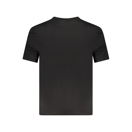 Hugo Boss Black Cotton Men T-Shirt