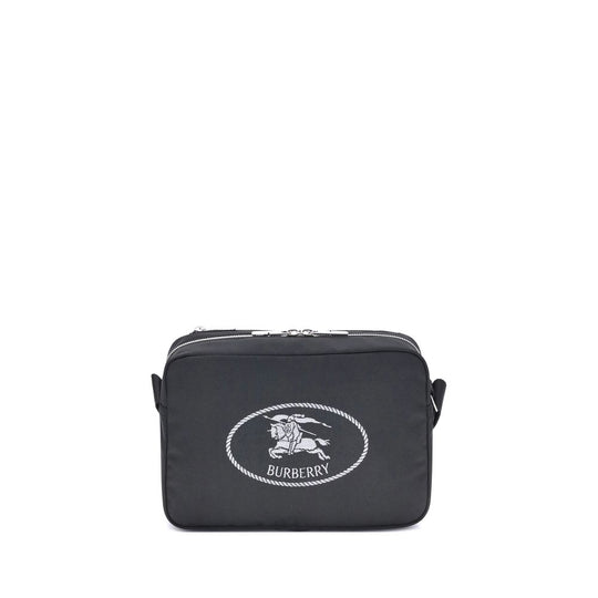 Burberry Black Polyester Shoulder Bag