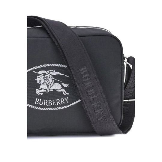 Burberry Black Polyester Shoulder Bag