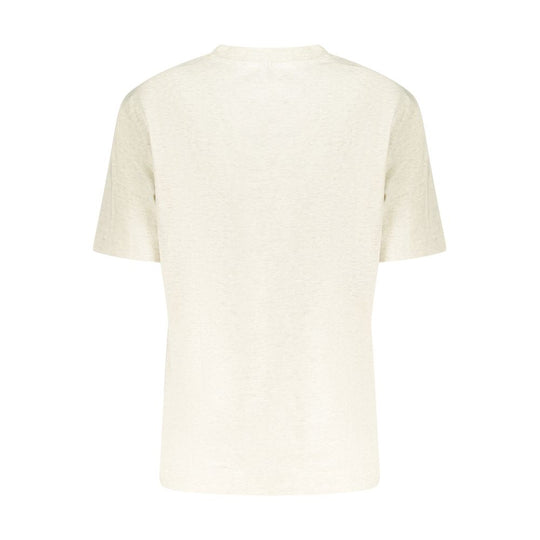 Calvin Klein Beige Cotton Women T-Shirt