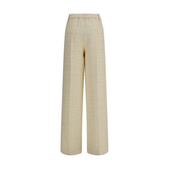 Gucci Beige Cotton Casual Pants