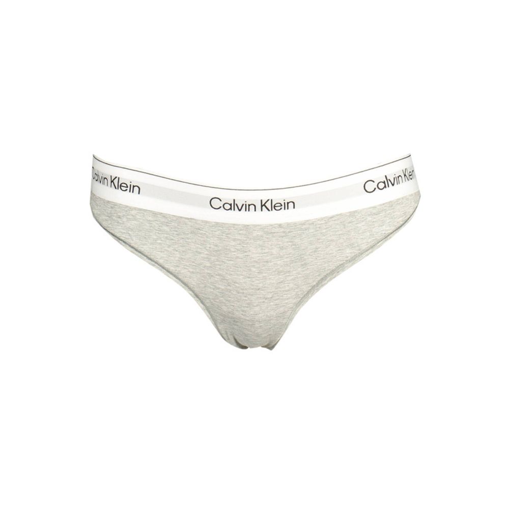 Calvin Klein Grigio Cotton Women Thong