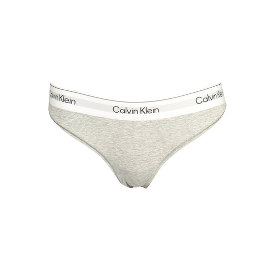 Calvin Klein Grigio Cotton Women Thong
