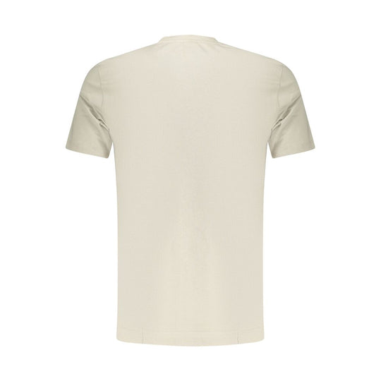 Hugo Boss Beige Cotton Men T-Shirt