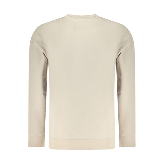 Hugo Boss Beige Cotton Men Sweatshirt