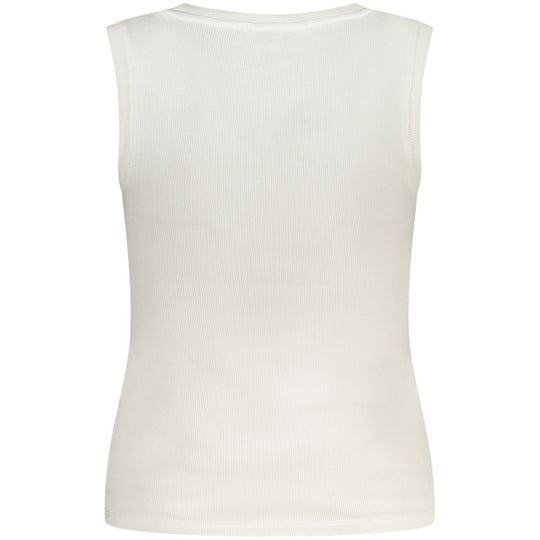 Tommy Hilfiger Bianco Cotton Women Tank Top