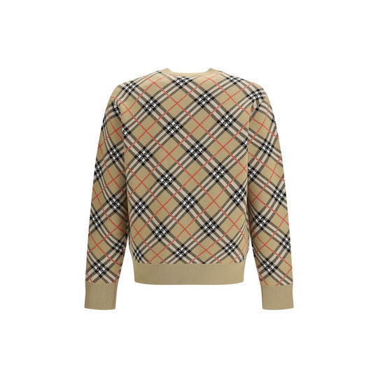 Burberry Beige Cotton Sweatshirt