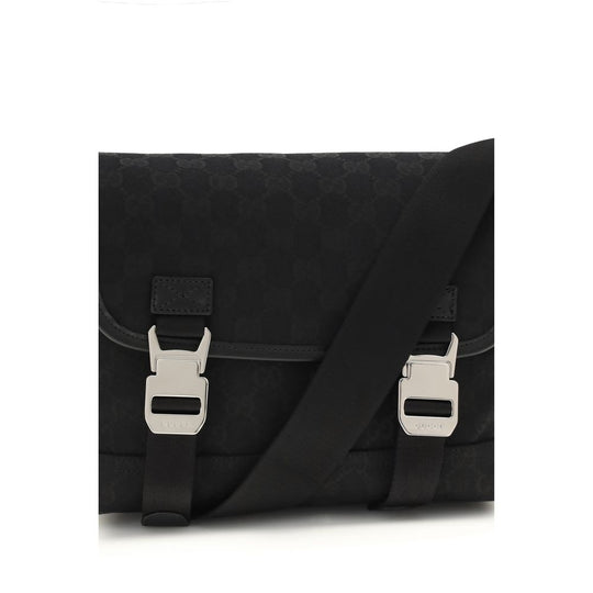 Gucci Black Polyester Shoulder Bag