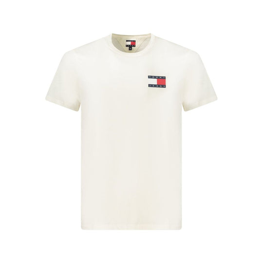 Tommy Hilfiger White Cotton Men's T-Shirt