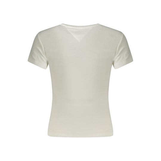 Tommy Hilfiger White Cotton Women's T-Shirt