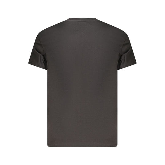 Tommy Hilfiger Black Cotton Mens T-Shirt