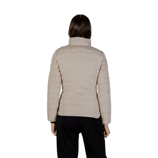 EA7 Emporio Armani Beige Polyester Bomber