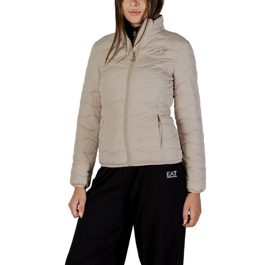 EA7 Emporio Armani Beige Polyester Bomber