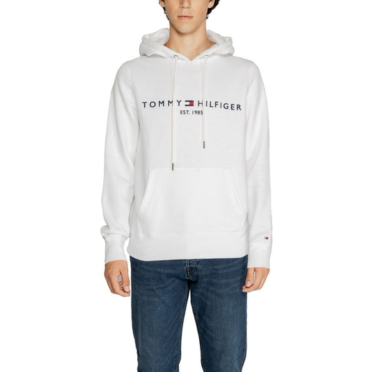 Tommy Hilfiger White Cotton Hoodie