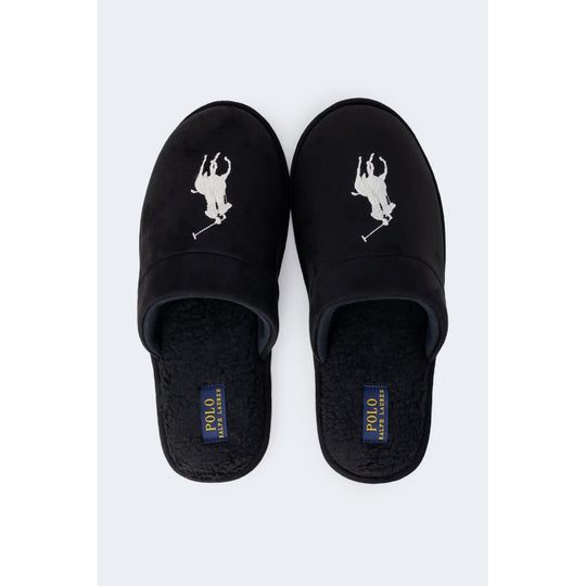 Ralph Lauren Black Polyester Slippers