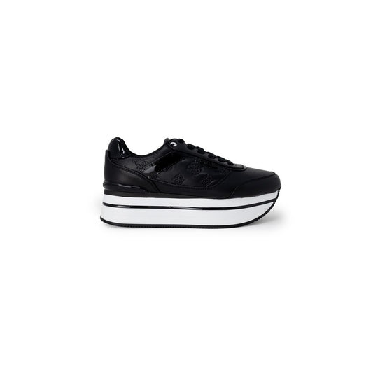 Guess Black Polyethylene Platform Sneakers