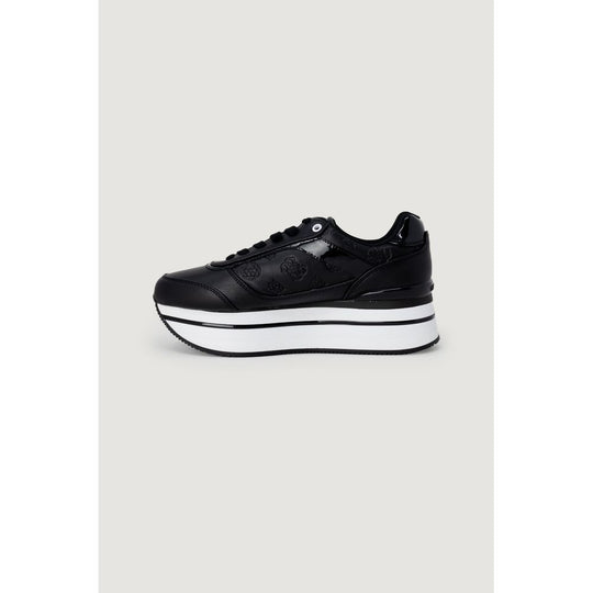 Guess Black Polyethylene Platform Sneakers