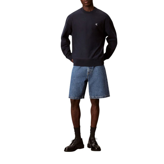 Calvin Klein Jeans Blue Cotton Sweatshirt