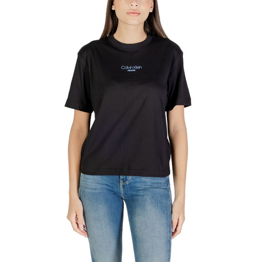 Calvin Klein Jeans Black Cotton T-Shirt