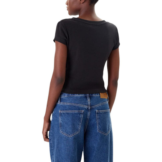 Calvin Klein Jeans Black Cotton T-Shirt