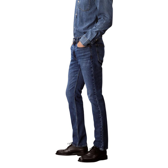 Calvin Klein Jeans Blue Cotton Skinny Jeans