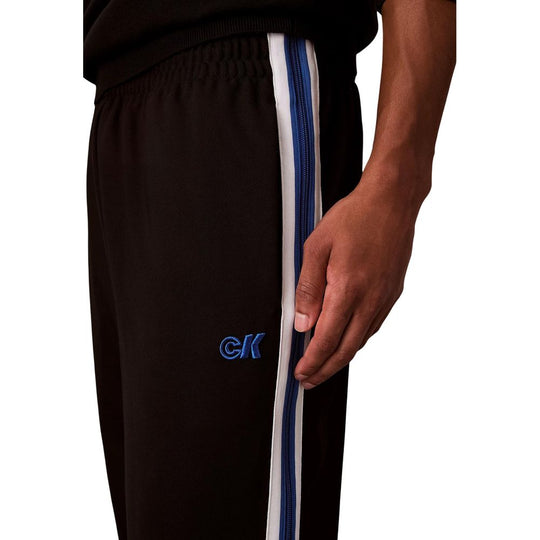 Calvin Klein Jeans Black Polyester Joggers (Workout Pants)