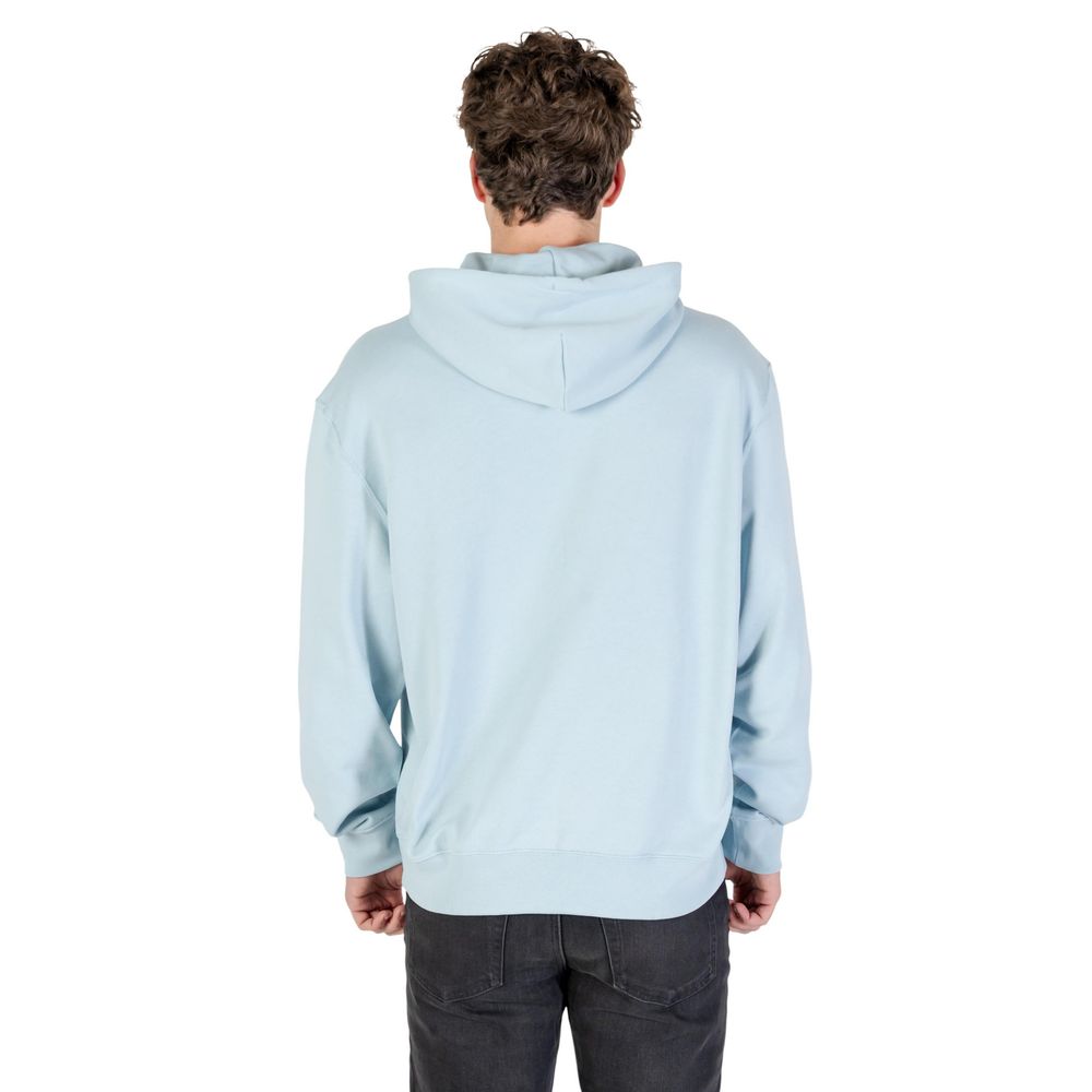 Calvin Klein Jeans Blue Cotton Hoodie