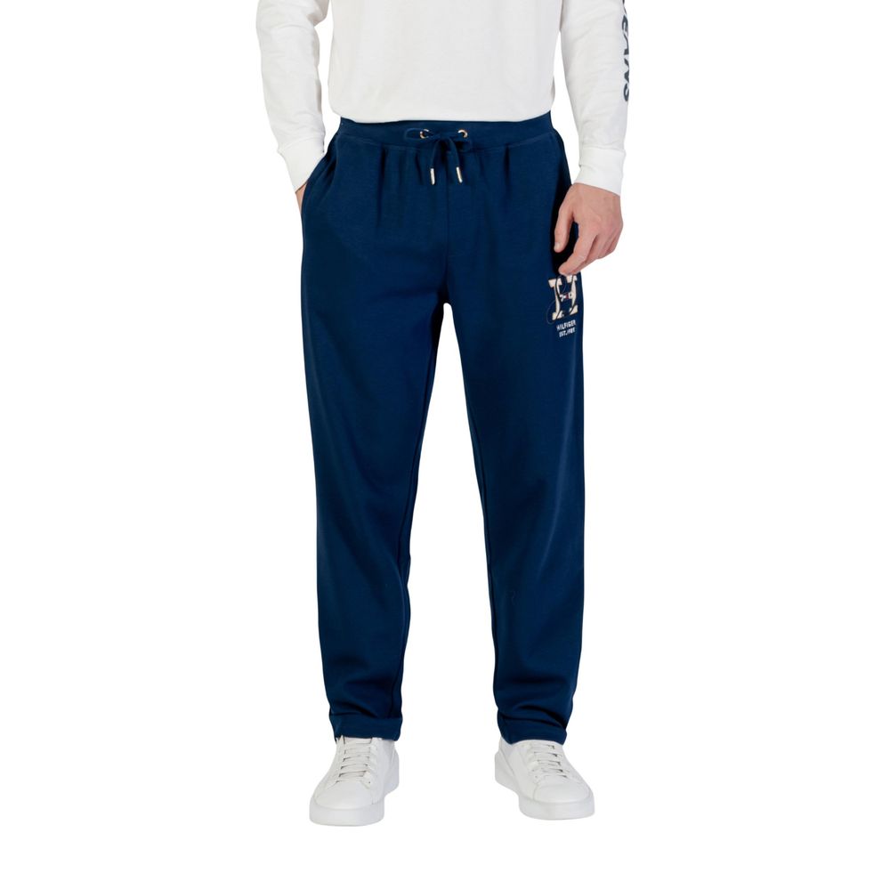 Tommy Hilfiger Blue Recycled Cotton Joggers (Workout Pants)