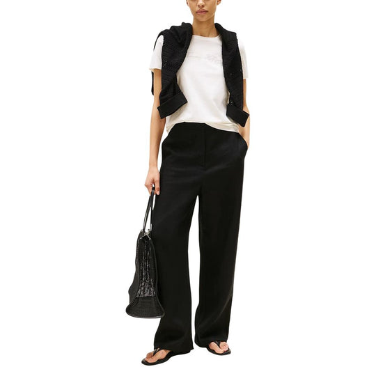 Tommy Hilfiger Beige Recycled Cotton T-Shirt