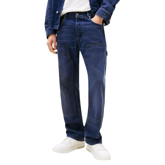 Tommy Hilfiger Jeans Blue Recycled Cotton Relaxed Fit Jeans