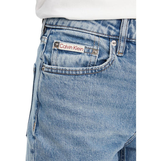 Calvin Klein Jeans Blue Recycled Cotton Mom Jeans