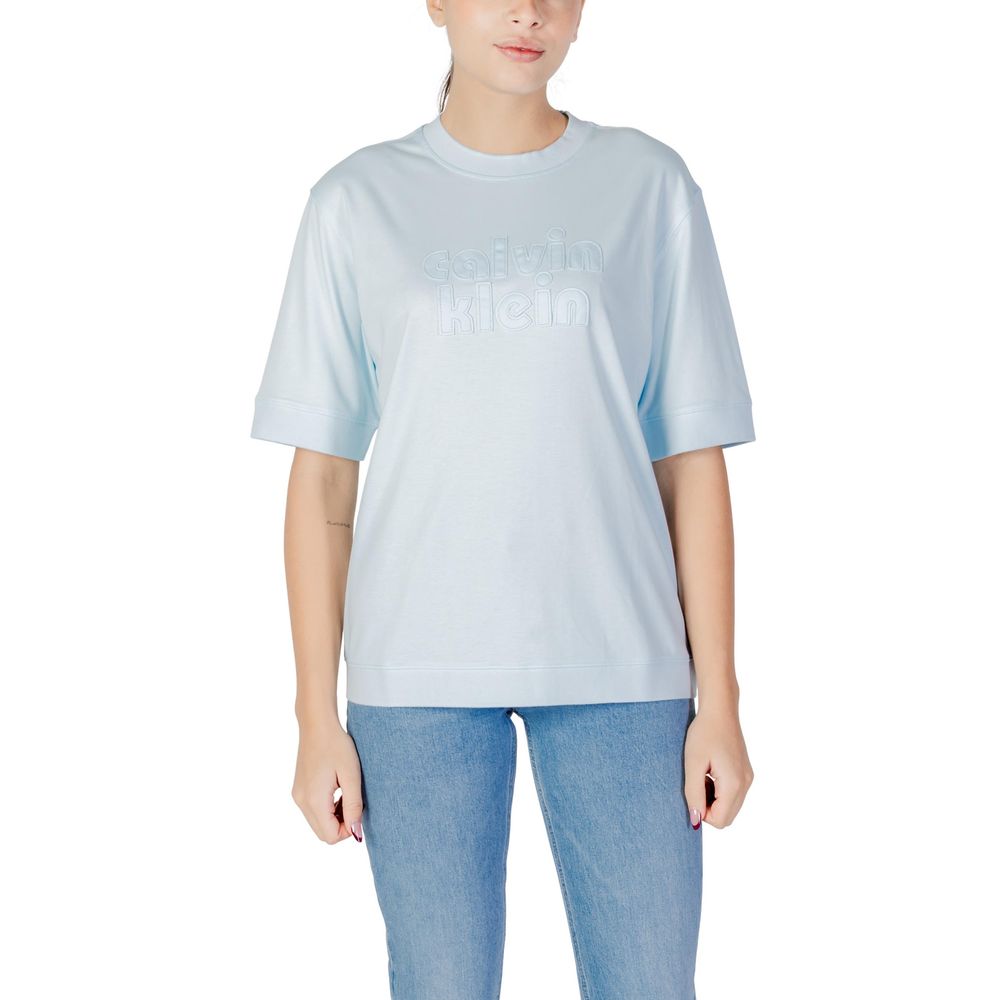 Calvin Klein Jeans Blue Cotton T-Shirt